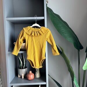 wild wawa ruffle collar onesie